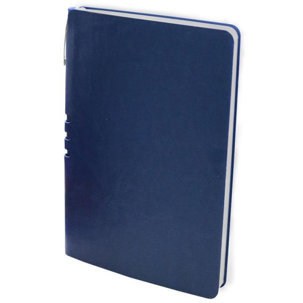 Бизнес-тетрадь Attache Light Book A5 112 листов темно-синяя в линейку на сшивке (140x202 мм)