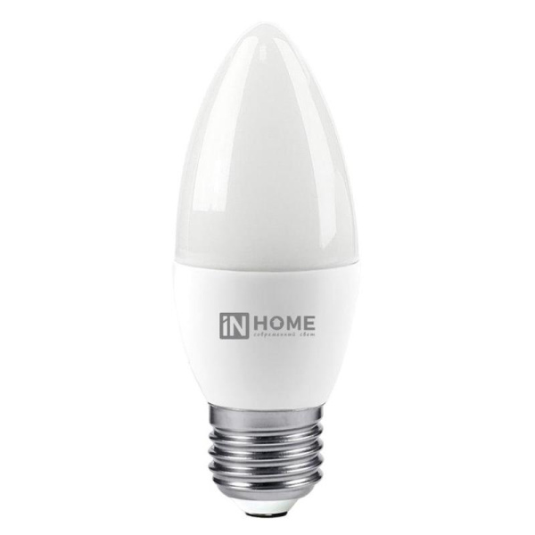 Лампа светодиодная In Home LED-СВЕЧА-VC свеча 8Вт 4000K 760Лм 220В  4690612020457