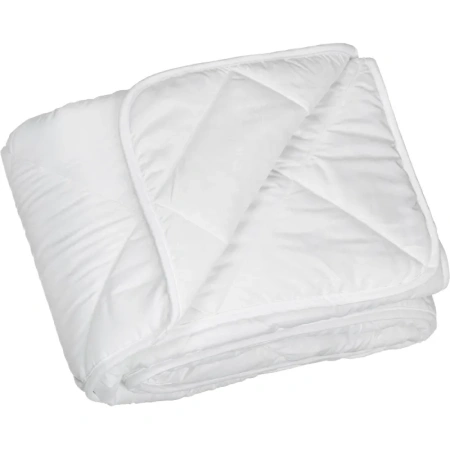 Одеяло Luscan 2-спальное 200х220 см стёганое с кантом белое