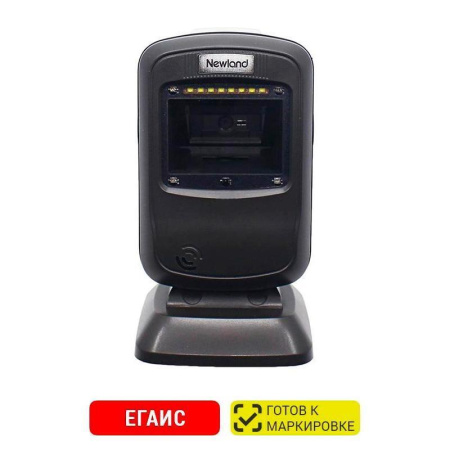 Сканер штрих-кода 2D стационарный Newland FR4080 Koi II черный без  подставки (FR4080-20)