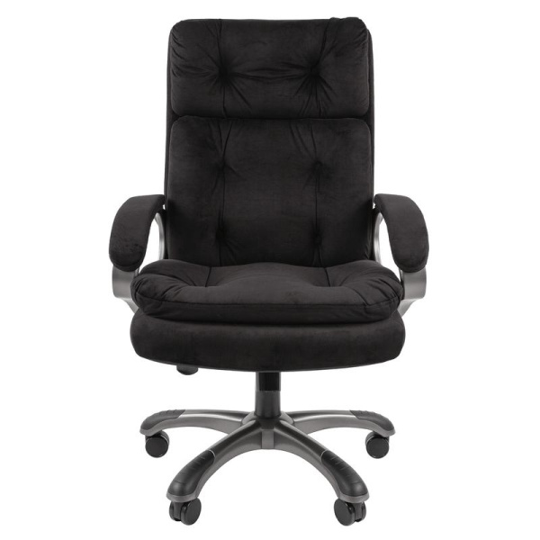 Кресло для руководителя Chairman 442 черное (ткань, пластик)