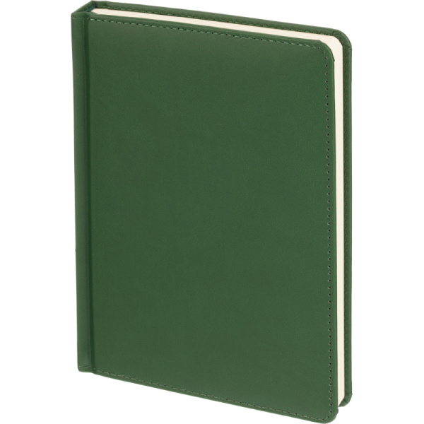 Ежедневник недатированный Attache Classic искусственная кожа тиснение А5  136 листов тёмно-зелёный