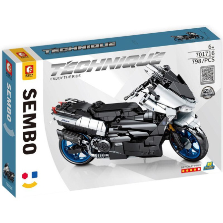 Конструктор робототехнический Sembo Block 701716 Максискутер от 6 лет  (80002345)