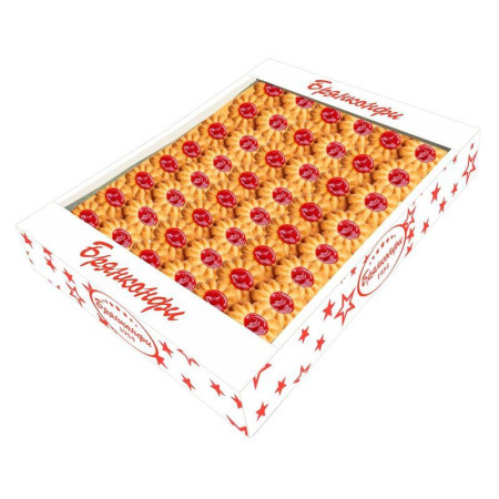 Печенье сдобное Брянконфи с клубничной начинкой 1.3 кг Печенье сдобное Брянконфи с клубничной начинкой 1.3 кг