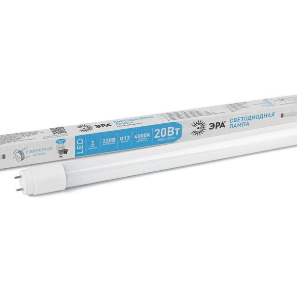 Лампа светодиодная ЭРА STD LED T8-20W-840-G13-1200mm 20 Вт G13 (T8, 4000  К, 1820 Лм, 220 В)