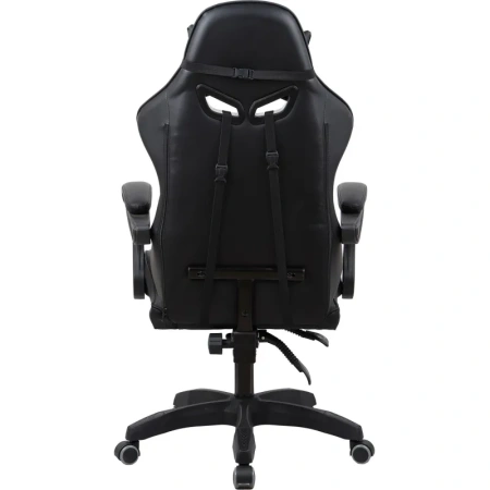 Кресло игровое Easy Game 532TPU чёрное (экокожа, пластик)