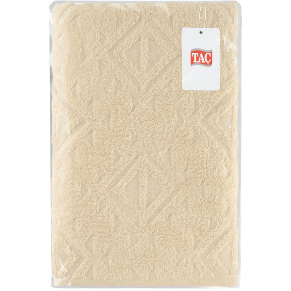 Полотенце махровое Jacquard 70х140 см 500 г/кв.м бежевое