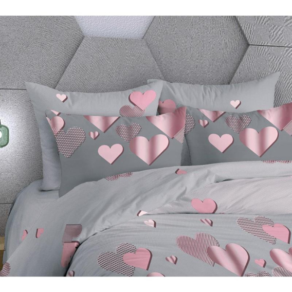 Постельное белье Lovely Textile Сияние (1.5-спальное, бязь)