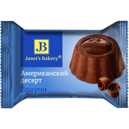Пирожное Janets Bakery Американский Брауни 500 г Пирожное Janets Bakery Американский Брауни 500 г