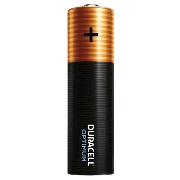 Батарейки Duracell Optimum пальчиковые AA (12 штук в упаковке)