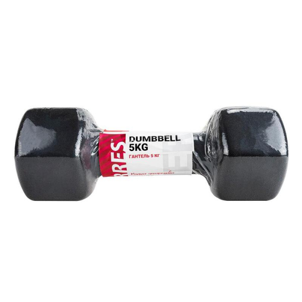 Гантель металлическая Torres 5 кг