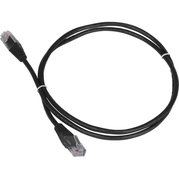 Патч-корд витая пара TWT TWT-45-45-0.3-BK 5e 0.3 м