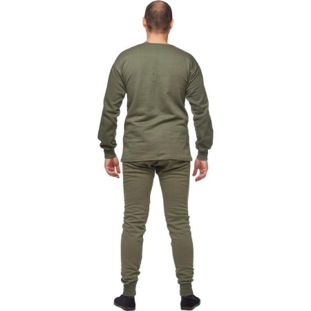 Белье нательное мужское летнее цвет оливковый (размер 48-50, рост 170-176)