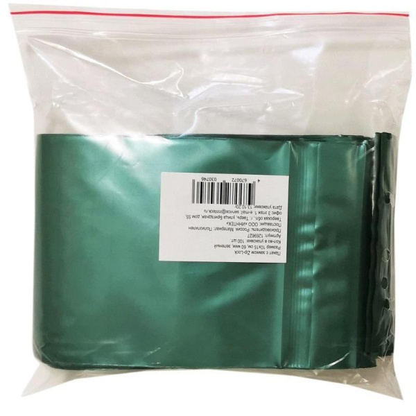 Пакет с замком zip-lock 10х15 см 60 мкм (100 штук в упаковке)