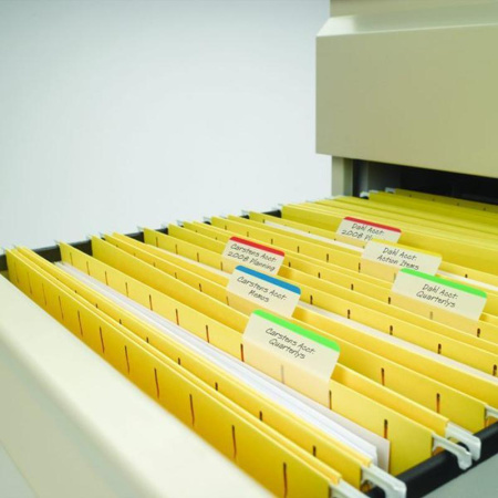 Клейкие закладки Post-it пластиковые 4 цвета по 6 листов 50.8х38.1 мм со сгибом