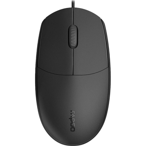 Мышь проводная Rapoo N100C черная
