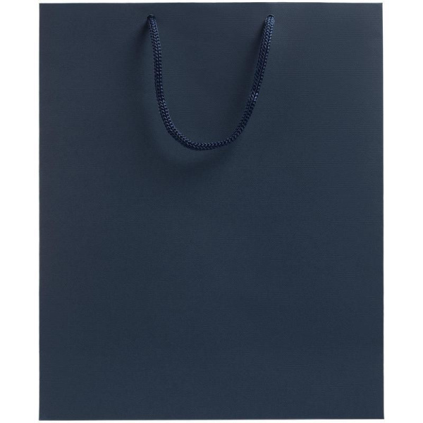 Пакет подарочный бумажный Wide (28x23x9.2 см, синий)