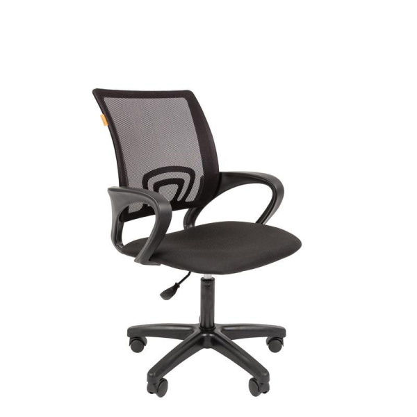 Кресло офисное Easy Chair 304 LT черное (сетка/ткань, пластик)