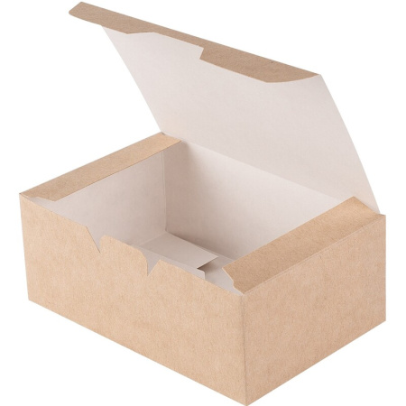 Коробка для снеков OSQgroup Fast Food Box S 115х75х45 мм крафт (600 штук  в упаковке)