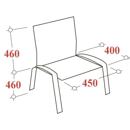 Конференц-кресло Samba Silver черное (искусственная кожа, металл серебряный)