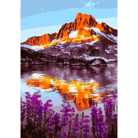 Картина по номерам Lori Горное озеро