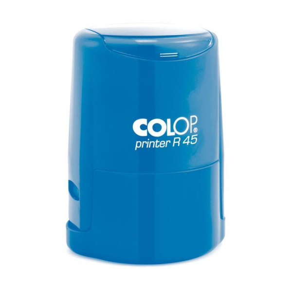 Оснастка для печати круглая Colop Cover R45 45 мм с крышкой синяя