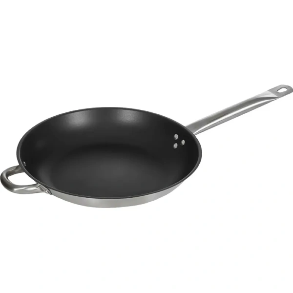 Сковорода нержавеющая сталь 31.5 см с антипригарным покрытием