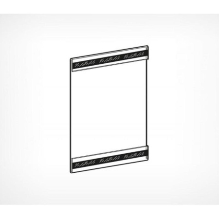 Ценникодержатель вертикальный на магнитах А4 (10 штук в упаковке)