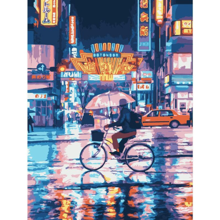 Картина по номерам Lori Ночной город