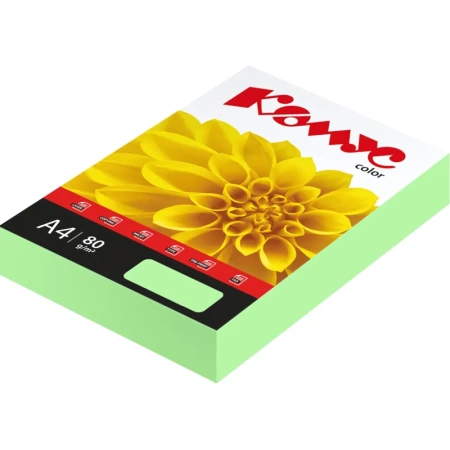Бумага цветная для печати Комус Color лагуна пастель (А4, 80 г/кв.м, 500 листов)