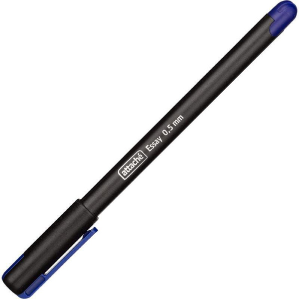 Ручка шариковая Attache Essay синяя (толщина линии 0.5 мм)