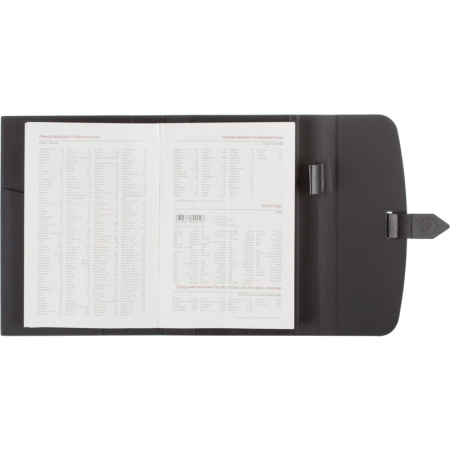 Ежедневник недатированный Bruno Visconti Senate искусственная кожа А5 136 листов черный (175x235 мм) (артикул производителя 3-213/04)