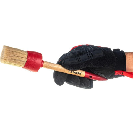 Кисть малярная круглая Stayer Master из натуральной щетины 30 мм (0141- 30)