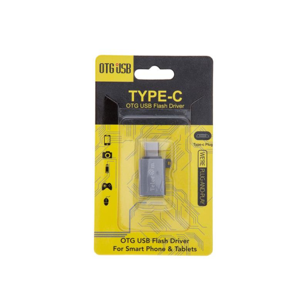 Переходник Telecom USB Type-C - USB A (TA431M)