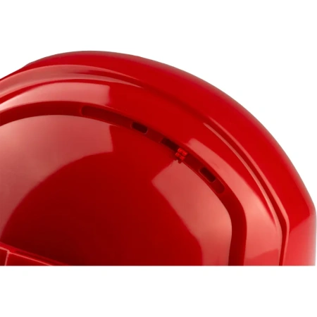 Каска защитная TOPFORT Универсал 303 красная с храповым механизмом