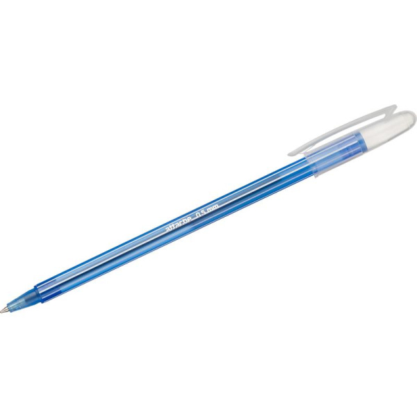 Ручка шариковая неавтоматическая Attache Economy синяя (синий корпус,  толщина линии 0.5 мм)