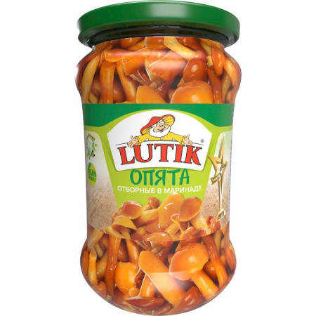 Опята Lutik отборные в маринаде 314 мл