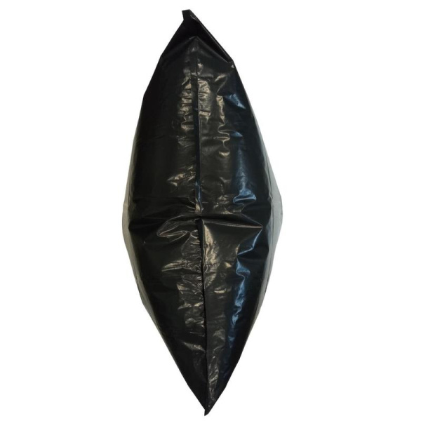 Мешки для мусора на 240 л Элементари черные (ПВД, 80 мкм, 50 штук в  упаковке)