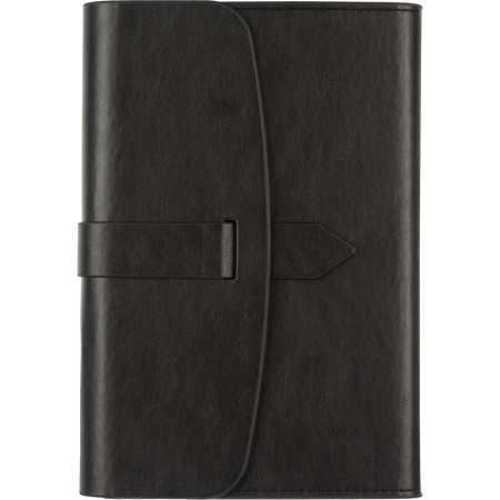 Ежедневник недатированный Bruno Visconti Senate искусственная кожа А5 136 листов черный (175x235 мм) (артикул производителя 3-213/04)