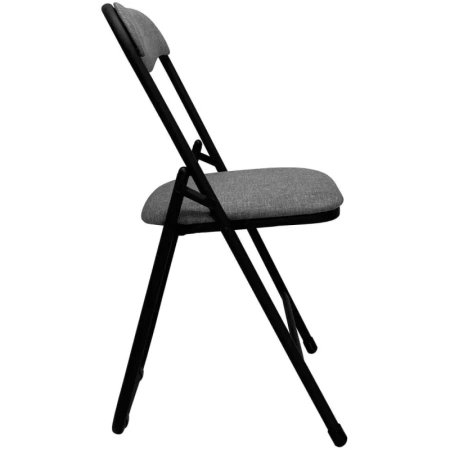 Стул складной РС 04 серый/черный (ткань)