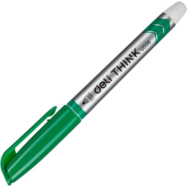 Маркер для белых досок Deli Think зеленый (толщина линии 1.5-3 мм)  круглый наконечник