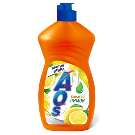 Средство для мытья посуды AOS Лимон 450 мл