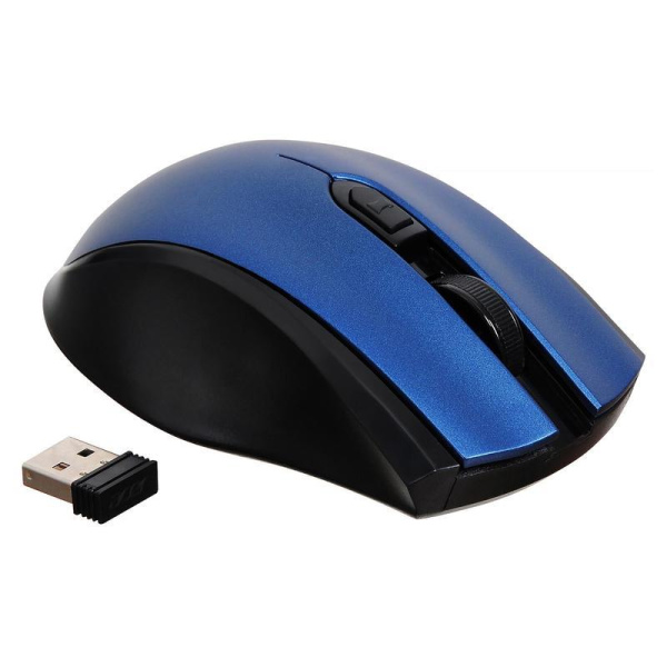 Мышь компьютерная Acer OMR031 черно-синяя