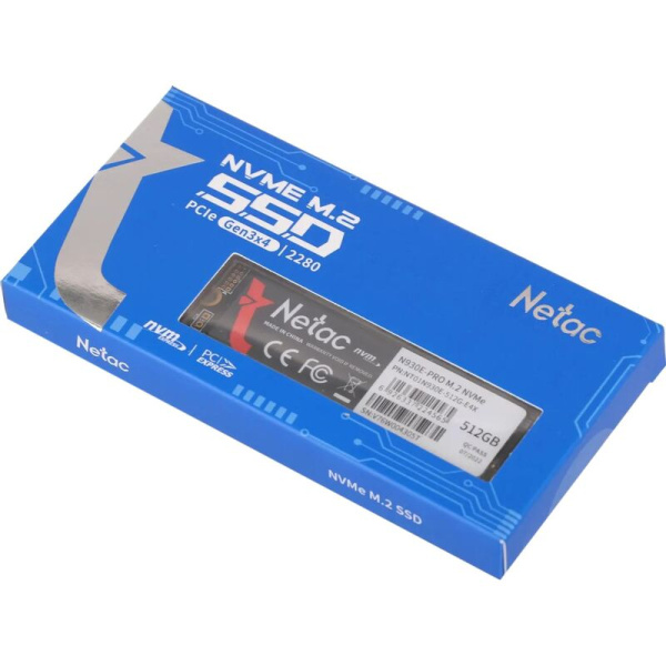 SSD накопитель Netac N930E Pro 512 ГБ (NT01N930E-512G-E4X)