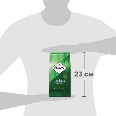 Кофе в зернах Poetti Leggenda Original 100% арабика 250 г