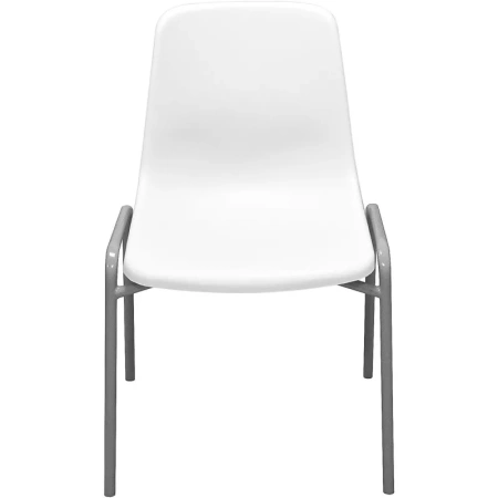 Стул обеденный Комус Мебель Стрит белый (пластик, металл)