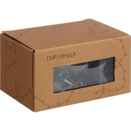 Электрогирлянда теплый белый свет 100 ламп 10.8 м