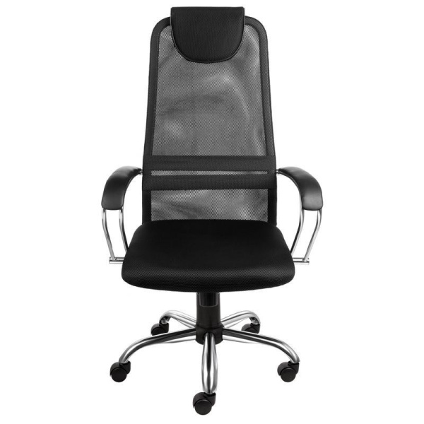 Кресло для руководителя Alvest 142 CH черное (сетка/ткань, металл)