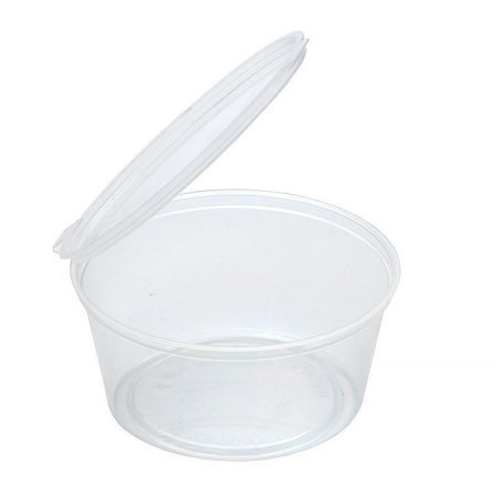 Соусница с крышкой пластиковая 80 мл 80 штук в упаковке