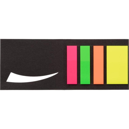 Клейкие закладки Attache пластиковые 4 цвета по 25 листов 12х45 мм